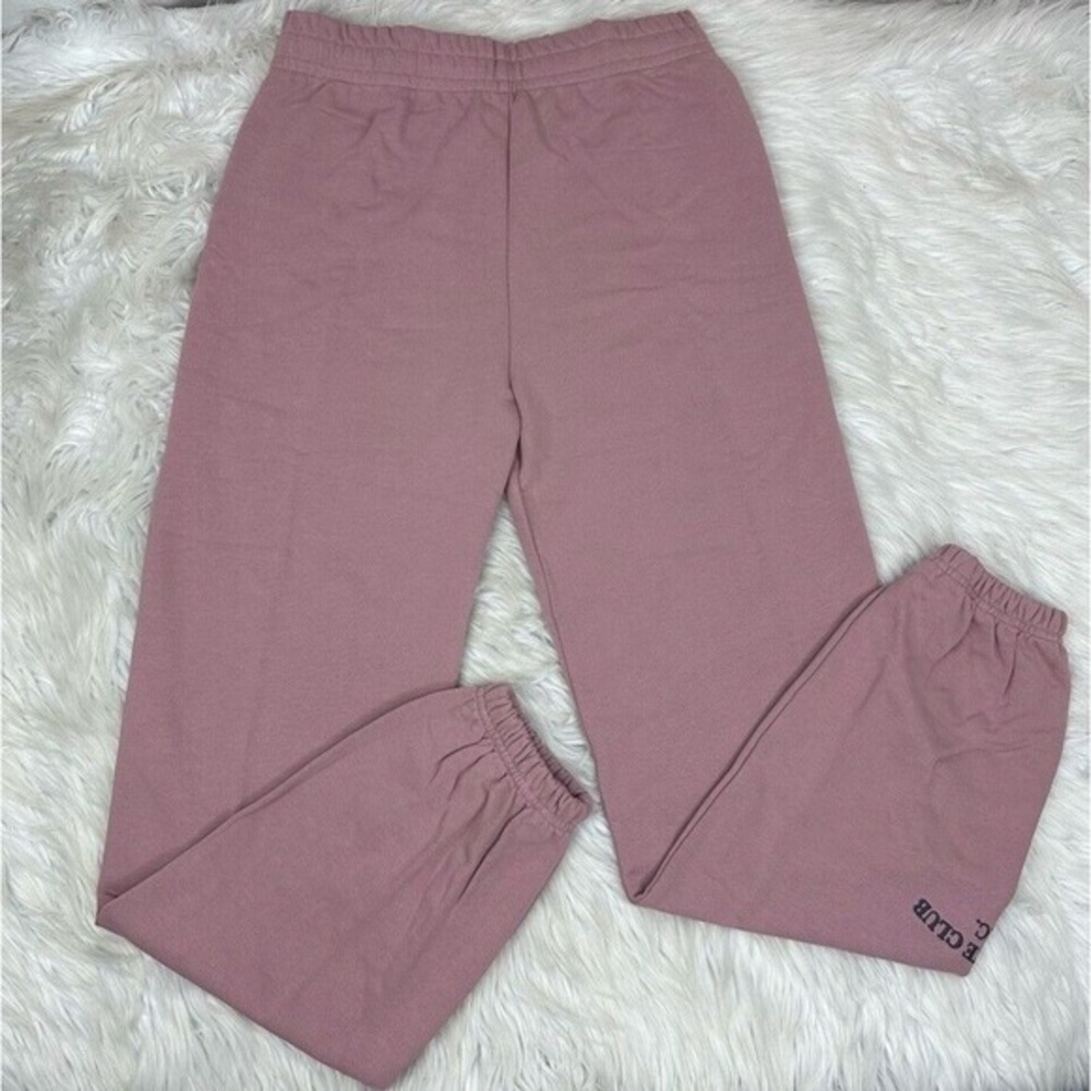 Mayfair The Label Self Love Club Purple Mauve Sweatpant Jogger M/L High Rise NWT